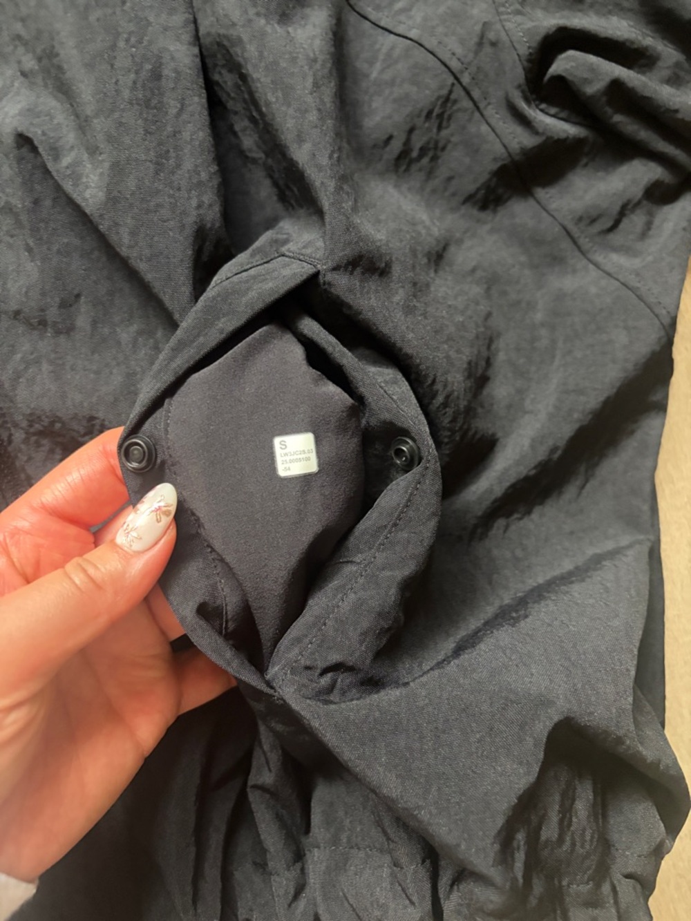EUC license to train woven oversized jacket black/white size small lululemon - Picture 4 of 16